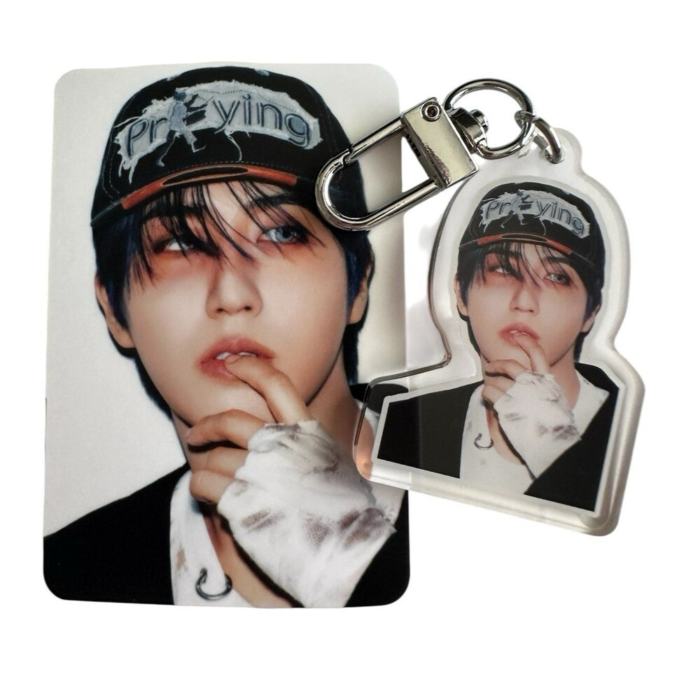Han Stray Kids Keychain Karma Bias Idol Kpop Skz Boyfriend Photocard